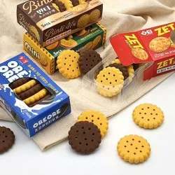 Cookies Pencil Eraser For Kids (2 Set)